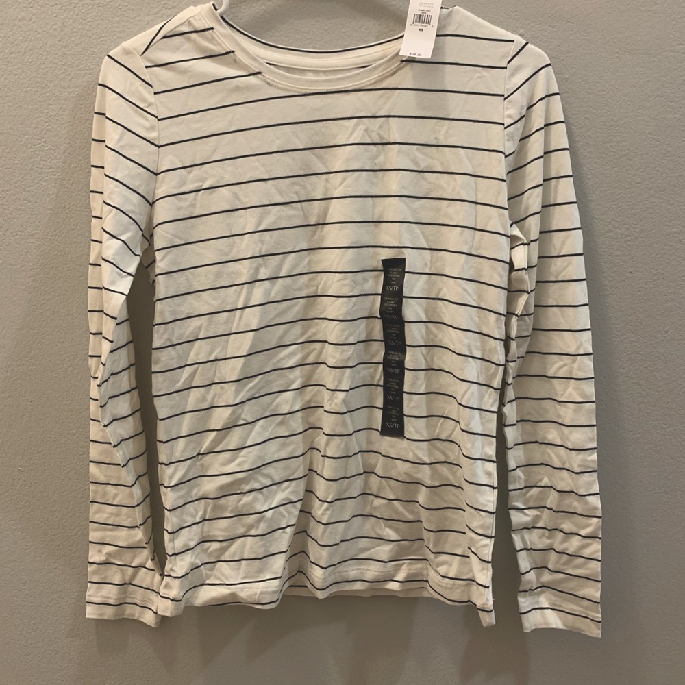 Striped Timeless Crew Neck T Shirt